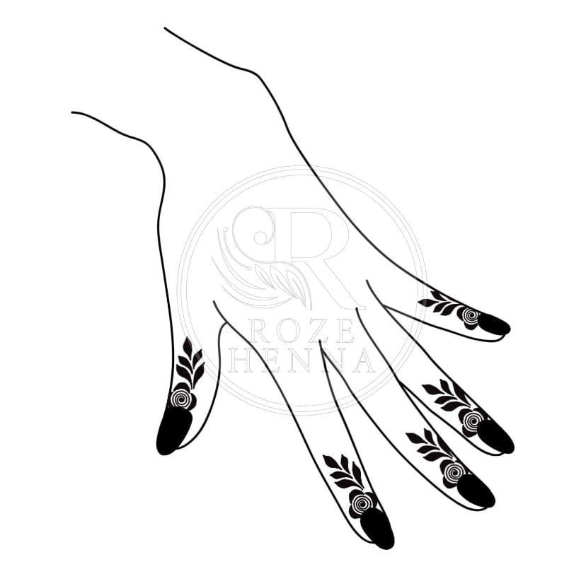 Rozehenna Henna Art Book Henna Tattoo Finger Designs