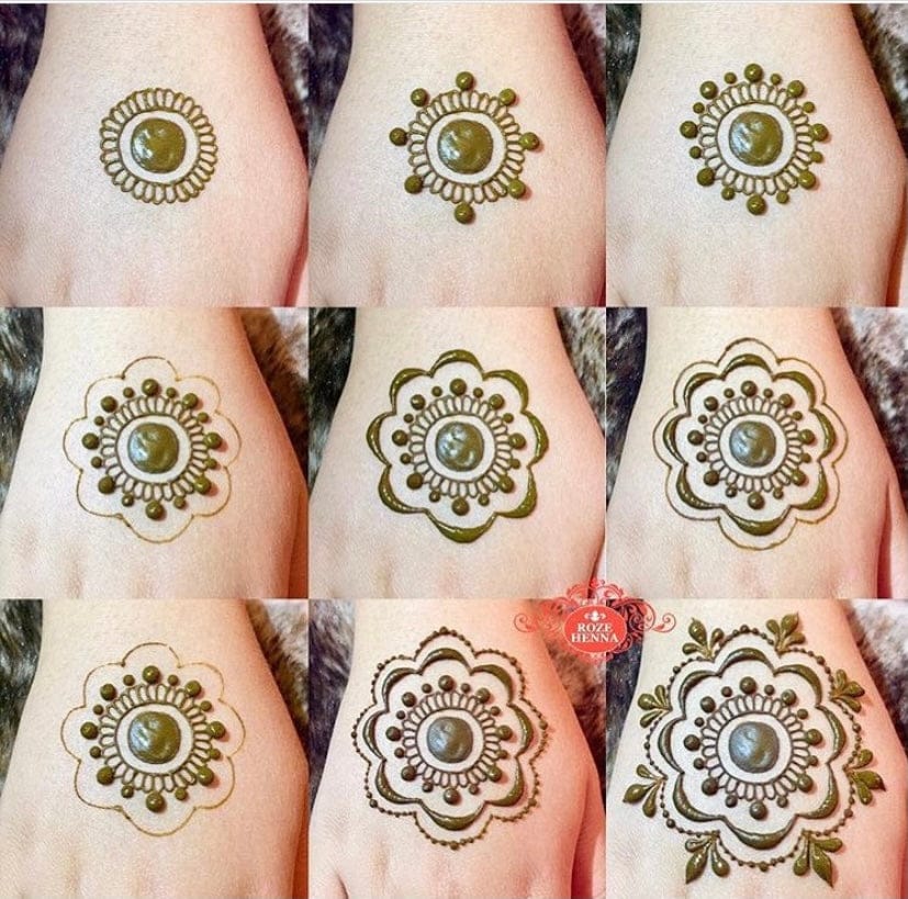 Mandala step by step