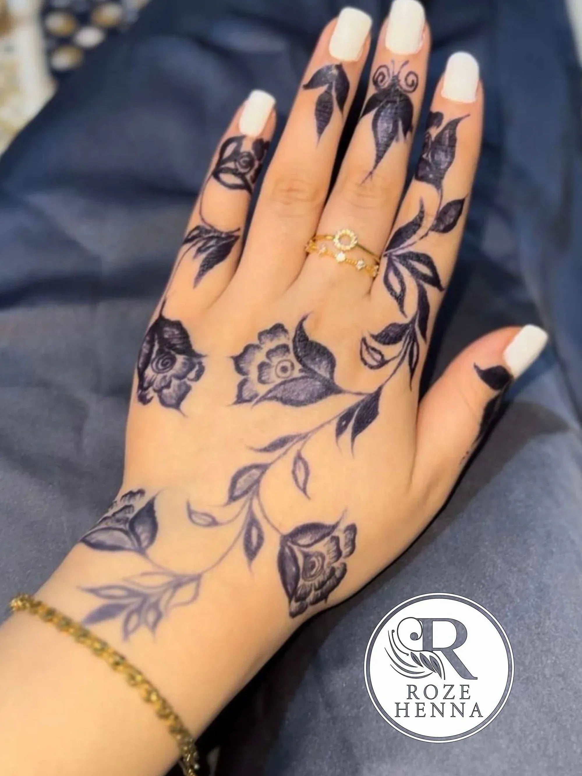 Stain created by jagua gel 