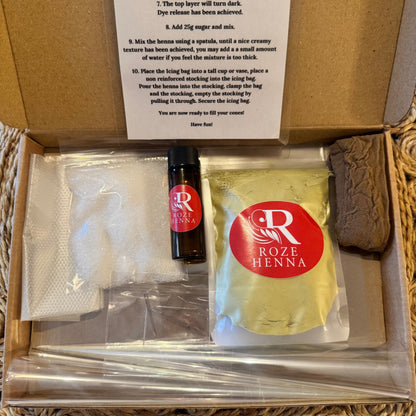 Rozehenna DIY Henna Kit DIY Henna Kit | Mix Your Own Fresh Henna at Home