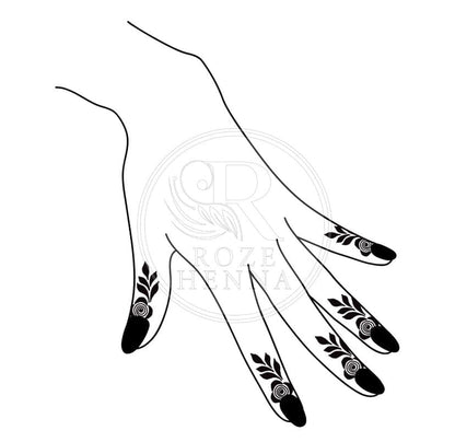 Rozehenna Henna Art Book Henna Tattoo Finger Designs