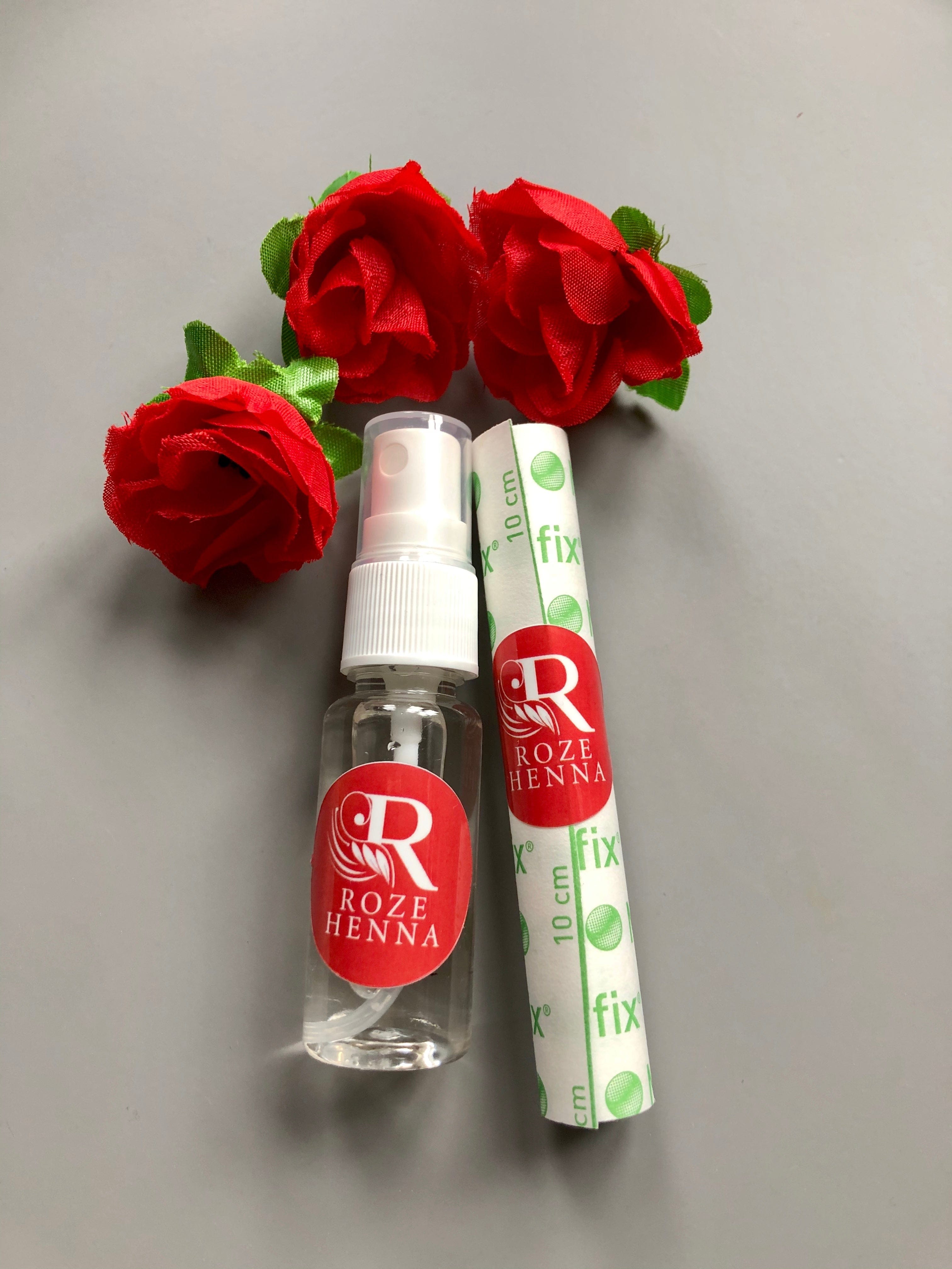 Bridal Henna Kit | Natural Henna Cones | Rosewater Sealant & Mefix